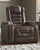 Game Brown Dark Power Recliner/Adj Headrest Game Brown Dark Power Recliner/Adj Headrest