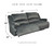 Clonmel Charcoal 2 Seat Reclining Power Sofa