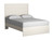 Stelsie White Full Panel Bed