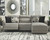 Colleyville Stone Left Arm Facing Power Recliner 3 Pc Sectional