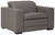 Texline Gray Power Recliner/Adj Headrest Texline Gray Power Recliner/Adj Headrest