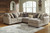 Pantomine Driftwood Laf Loveseat, Wedge, Armless Loveseat, Raf Corner Chaise Sectional