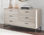 Socalle Natural 3 Pc. Dresser, Queen Panel Platform Bed
