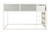 Romanton Gray / White Twin Loft Bed