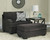 Charenton Charcoal 2 Pc. Chair And A Half With Ottoman