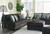 Charenton Charcoal 5 Pc. Sofa, Loveseat, Chair And A Half, Ottoman, Ottoman With Storage
