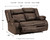Denoron Chocolate Reclining Power Loveseat