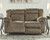 Burkner Mocha Reclining Power Loveseat