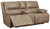Ricmen Putty Power Reclining Loveseat/Con/Adj Hdrst