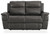 Dendron Charcoal Reclining Power Loveseat