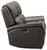 Gaspar Gray Power Reclining Loveseat/Adj Headrest Gaspar Gray Power Reclining Loveseat/Adj Headrest