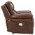 Edmar Chocolate Power Recliner/Adj Headrest Edmar Chocolate Power Recliner/Adj Headrest