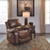 Rackingburg Mahogany 3 Pc. Power Sofa, Loveseat, Rocker Recliner