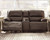 Ricmen Walnut 4 Pc. Power Reclining 3 Pc Sectional, Recliner