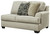 Wellhaven Linen Left Arm Facing Sofa 3 Pc Sectional