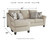 Abney Driftwood Sofa Chaise Queen Sleeper