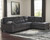 Accrington Granite Left Arm Facing Sofa Sleeper 2 Pc Sectional