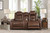 The Man-den Mahogany 3 Pc. Power Sofa, Loveseat, Recliner