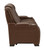 The Man-den Mahogany Power Reclining Sofa With Adj Headrest The Man-den Mahogany Power Reclining Sofa With Adj Headrest