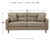 Dahra Beige Sofa