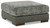 Larkstone Pewter Oversized Accent Ottoman