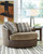 Alesbury Chocolate Oversized Swivel Accent Chair