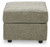Cascilla Light Gray Ottoman
