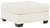 Donlen White Oversized Accent Ottoman