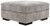 Bardarson Silver Ottoman With Storage