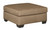 Darcy Light Brown Oversized Accent Ottoman