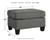 Agleno Charcoal Ottoman