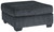 Altari Dark Gray Oversized Accent Ottoman