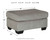 Altari Light Gray Ottoman