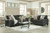 Lucina Charcoal 2 Pc. Sofa, Loveseat