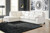 Donlen White Left Arm Facing Chaise 2 Pc Sectional