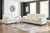 Donlen White 2 Pc. Sofa, Loveseat