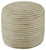 Aildon Natural / White Pouf