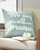 Dreamers Light Green / White Pillow (Set of 4)