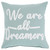 Dreamers Light Green / White Pillow