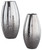 Dinesh Silver Finish Vase Set (Set of 2)