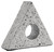 Setehen Gray Sculpture (Set of 2) Triangular