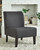 Triptis Charcoal Gray Accent Chair