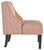 Janesley Orange / Cream Accent Chair