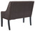 Carondelet Brown Accent Bench