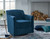 Bradney Blue Swivel Accent Chair