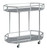 Kadinburg Silver Finish Bar Cart