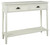 Goverton White Console Sofa Table