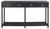 Eirdale Black Console Sofa Table