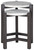 Crossport Gray / White/brown Accent Table Set (Set of 2)
