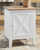 Gylesburg White / Brown Accent Cabinet